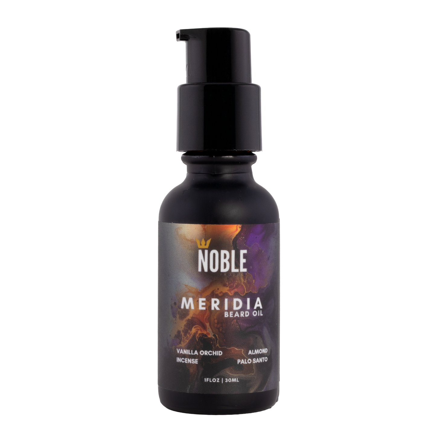 MERIDIA BEARD OIL | VANILLA ORCHID, ALMOND, INCENSE, PALO SANTO & CEDARWOOD