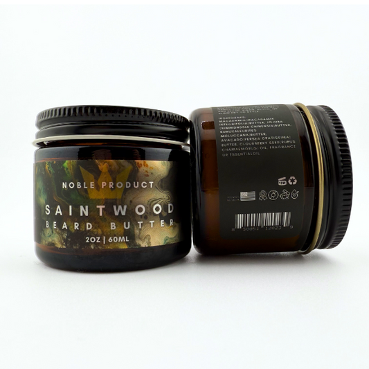 SAINTWOOD BEARD BUTTER | GUAIAC WOOD, FRANKINCENSE, CEDARWOOD & SOFT MUSK