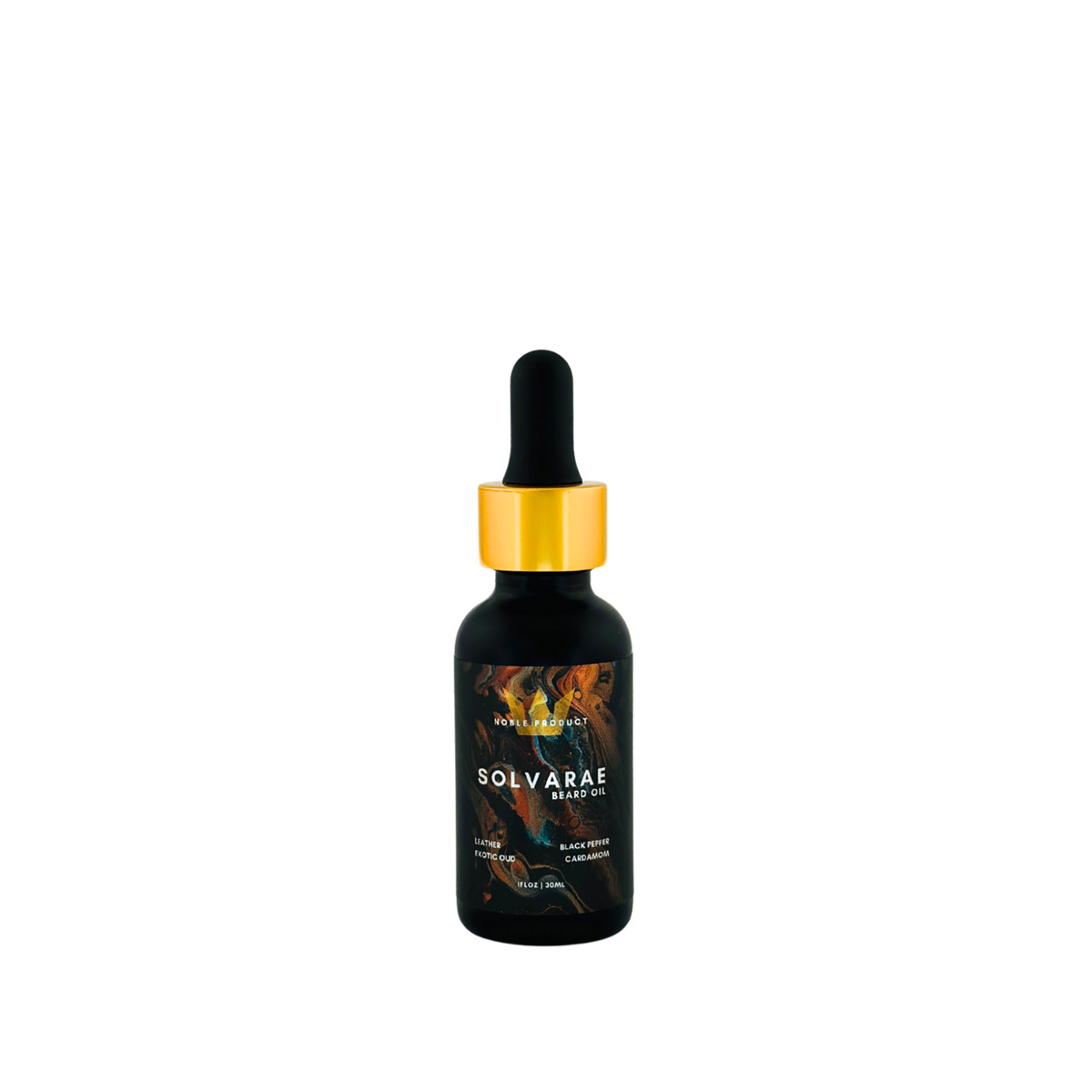 SOLVARAE BEARD OIL | BLACK PEPPER, CARDAMOM, LEATHER & EXOTIC OUD