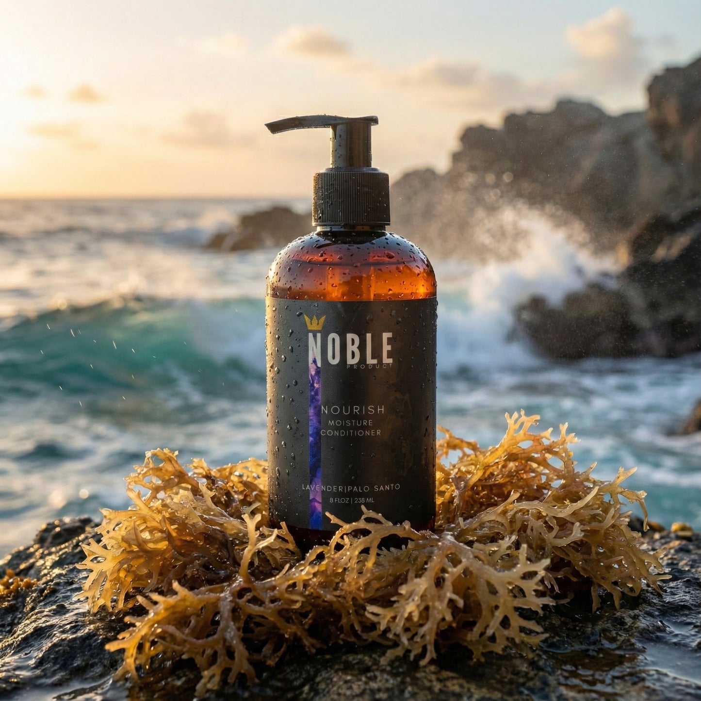 Nourish | Seamoss Conditioner | Palo Santo & Lavender (8oz.)