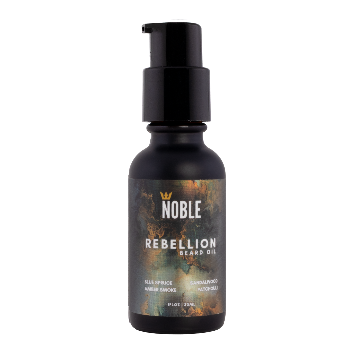 REBELLION BEARD OIL | BLUE SPRUCE, SANDALWOOD, AMBER SMOKE, PATCHOULI, MUSK & VIOLET