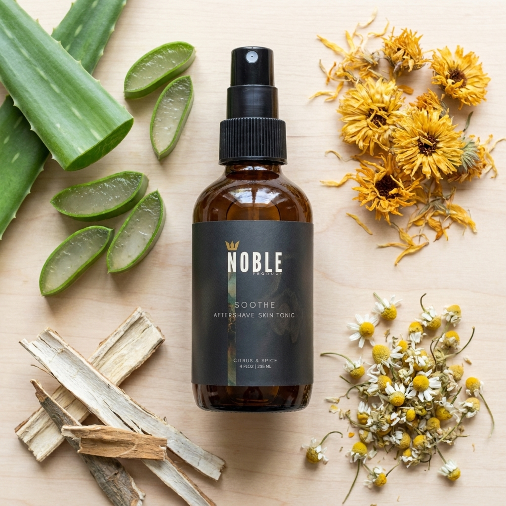 Soothe Aftershave Tonic | Vegan Cooling Aftershave for Razor Burn Relief & Pore Minimizing – 4 oz